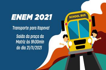 Transporte para Itapeva “Enem 2021”